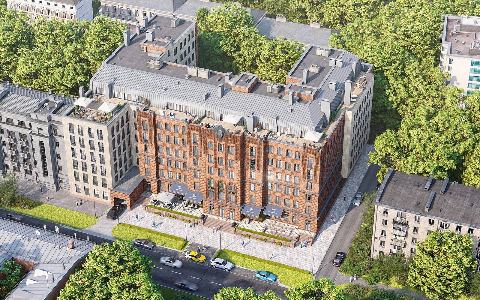 Планировка: 2-комн. квартира 115.90 м² в новостройке Манхэттэн