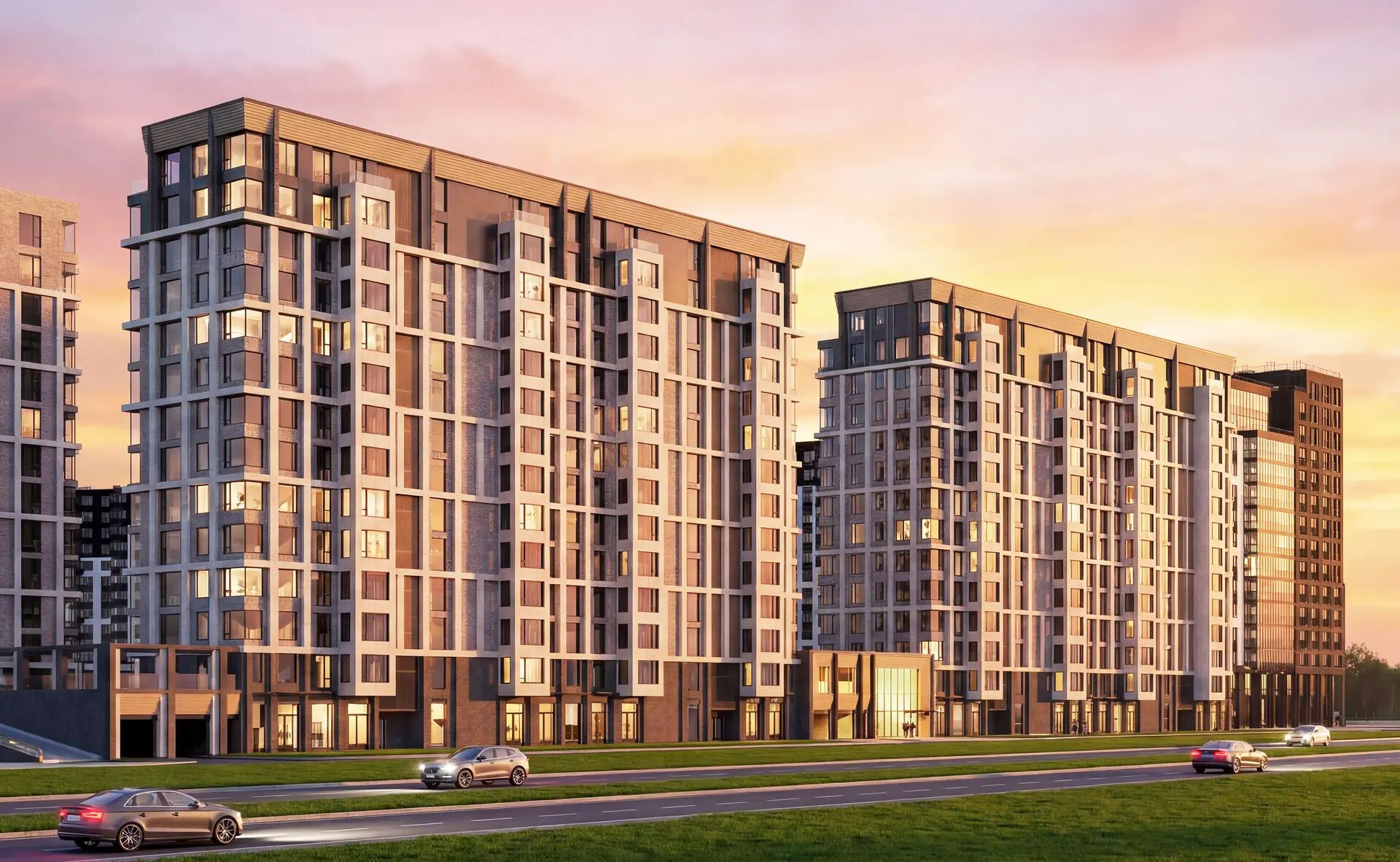 Планировка: 2-комн. квартира 75.20 м² в новостройке Легенда на Охте