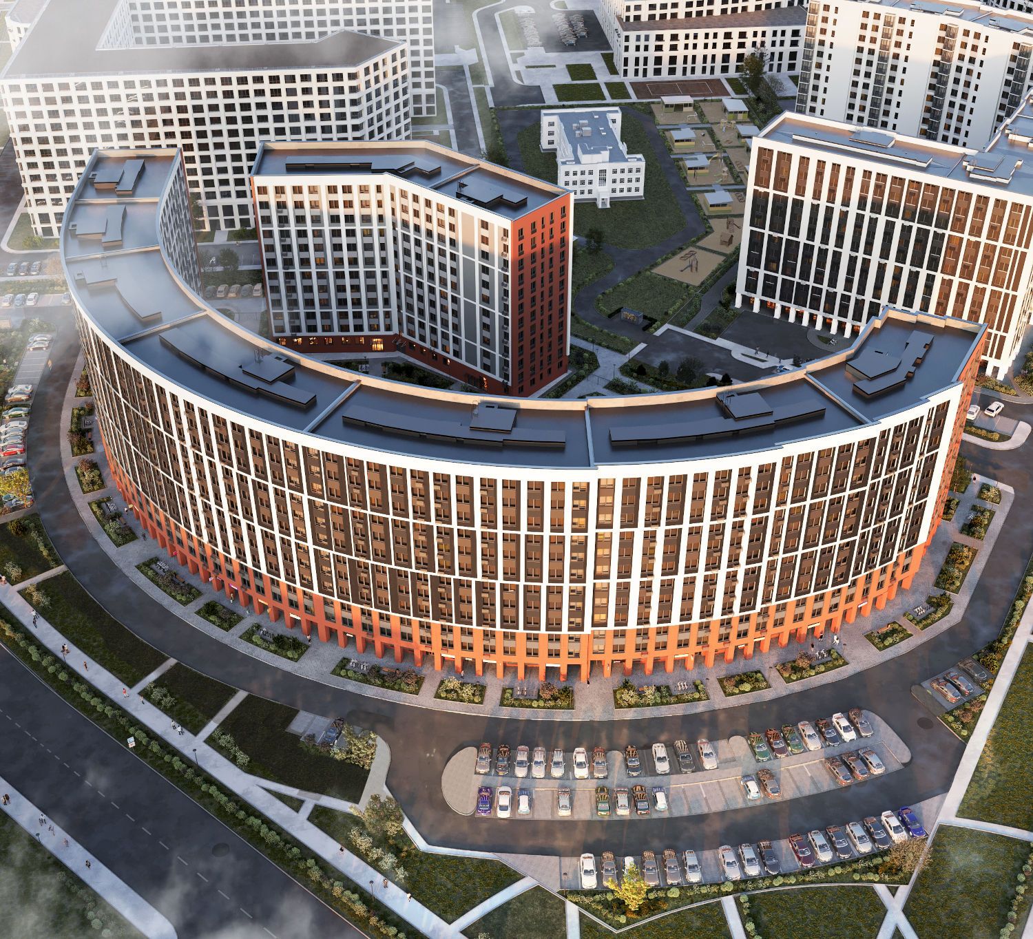 Планировка: 2-комн. квартира 53.80 м² в новостройке Ягодное Река Парк