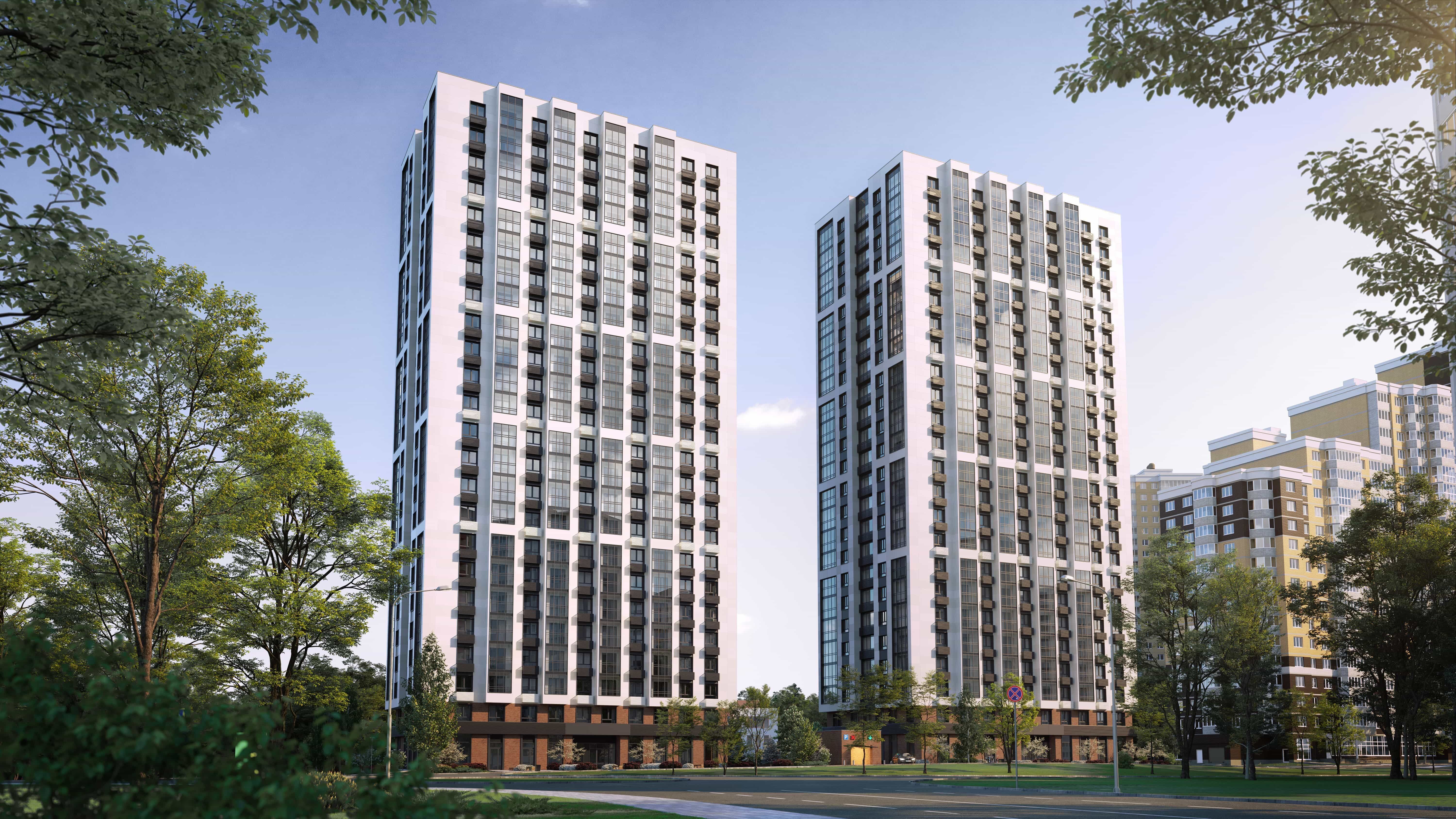 Планировка: 3-комн. квартира 83.30 м² в новостройке Одинбург