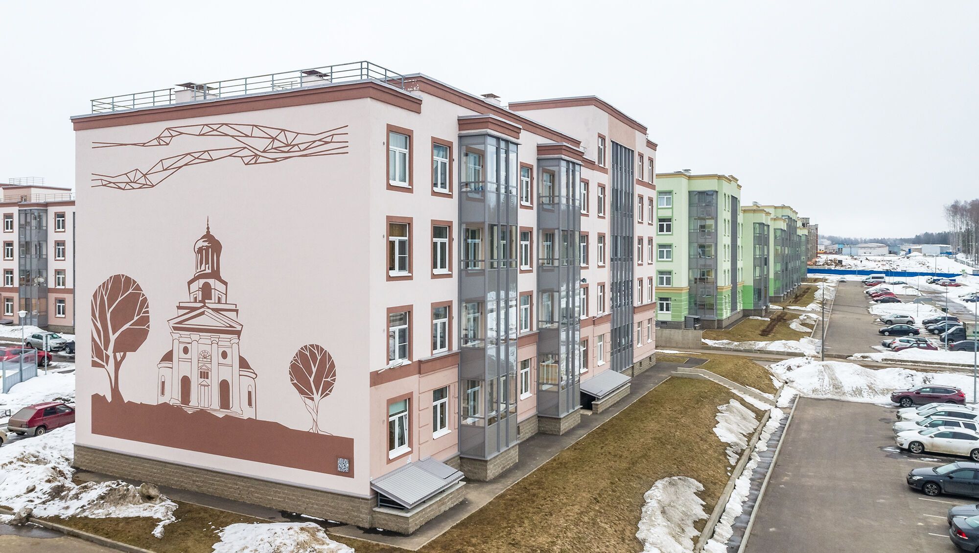Планировка: 1-комн. квартира 39.00 м² в новостройке мкр. Новое Сертолово