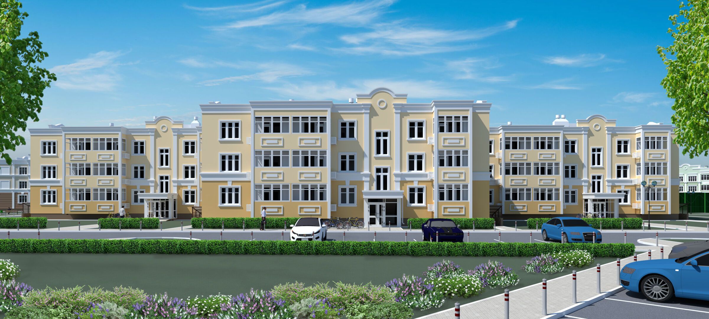 Планировка: 2-комн. квартира 63.50 м² в новостройке Подлипки-Город