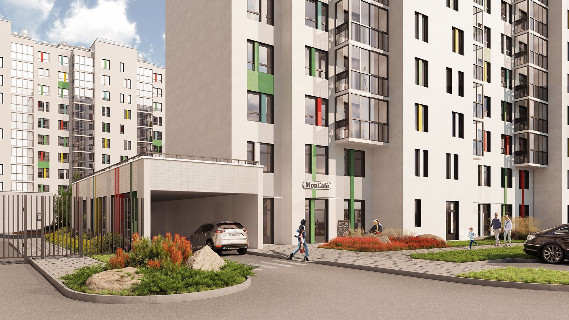 Планировка: Студия 25.10 м² в новостройке Монография