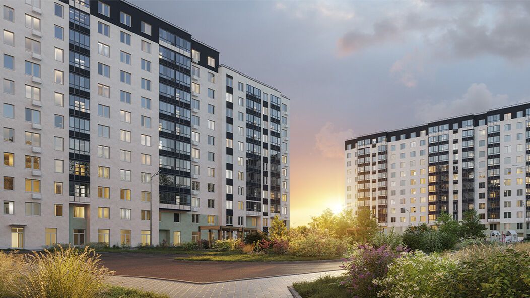 Планировка: 2-комн. квартира 61.50 м² в новостройке Клюква.Парк