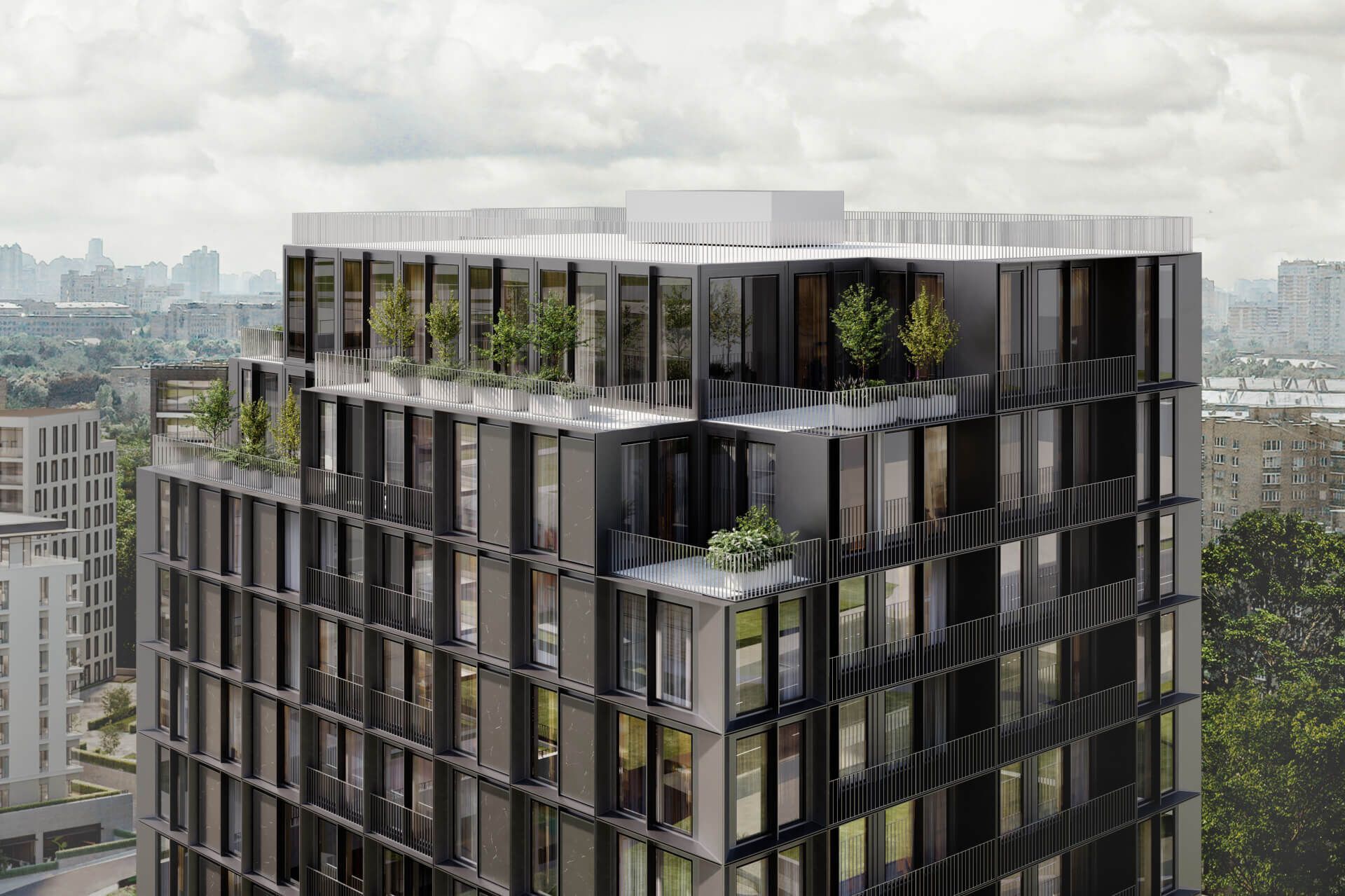 Планировка: 5-комн. квартира 232.00 м² в новостройке Вишневый сад