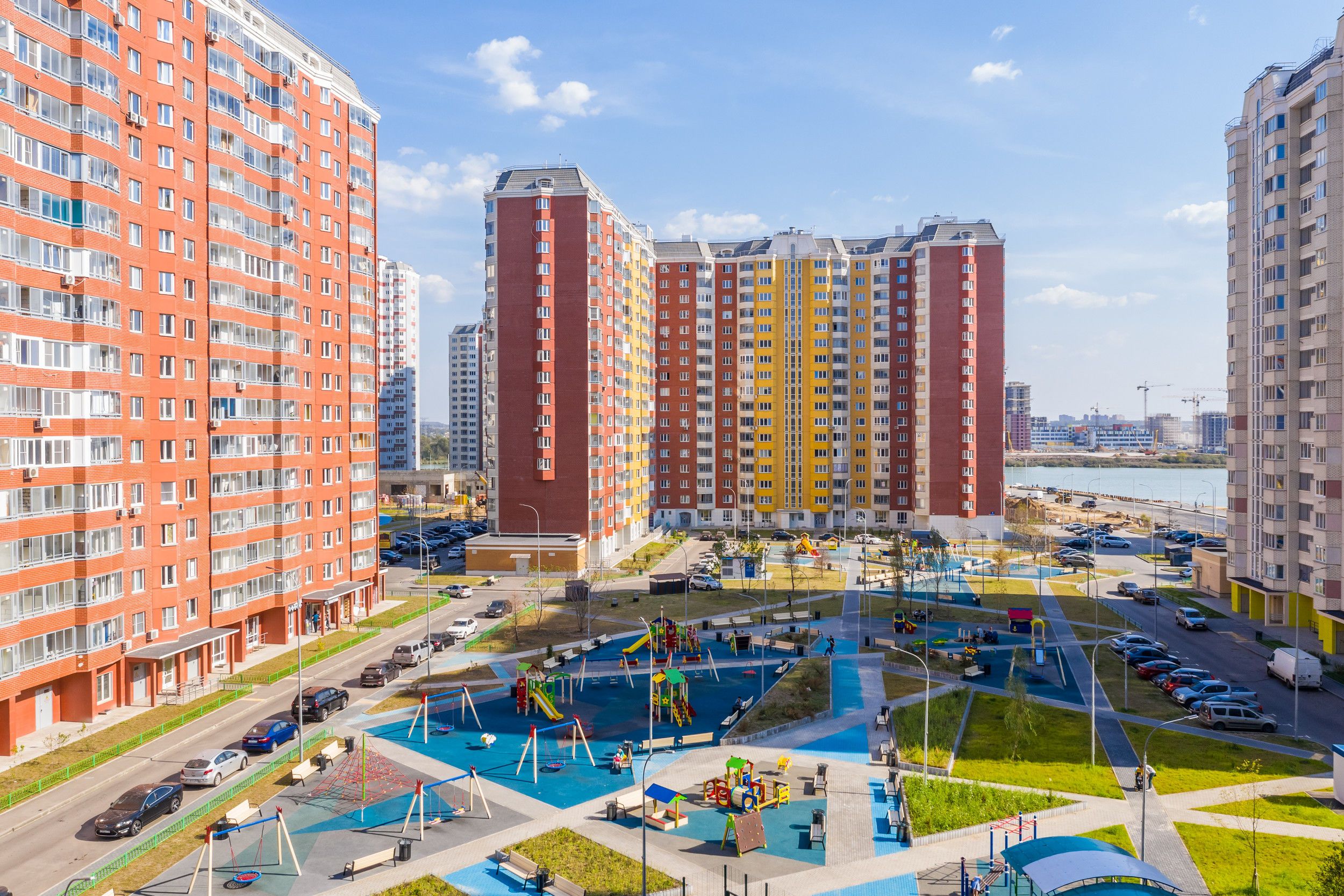 Планировка: 1-комн. квартира 41.30 м² в новостройке Некрасовка