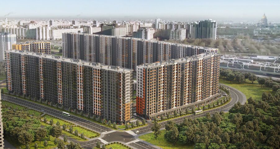 Планировка: 3-комн. квартира 118.90 м² в новостройке ЖК Колумб