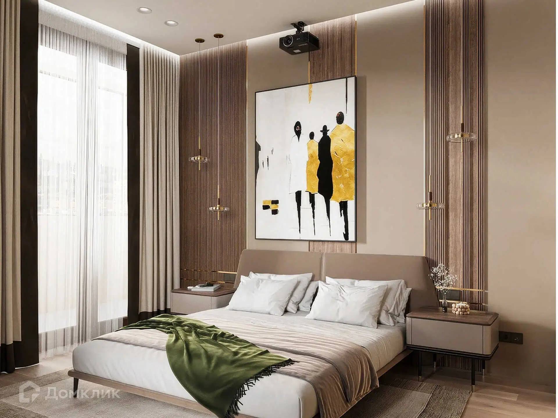Планировка: 1-комн. квартира 35.90 м² в новостройке Ботаника