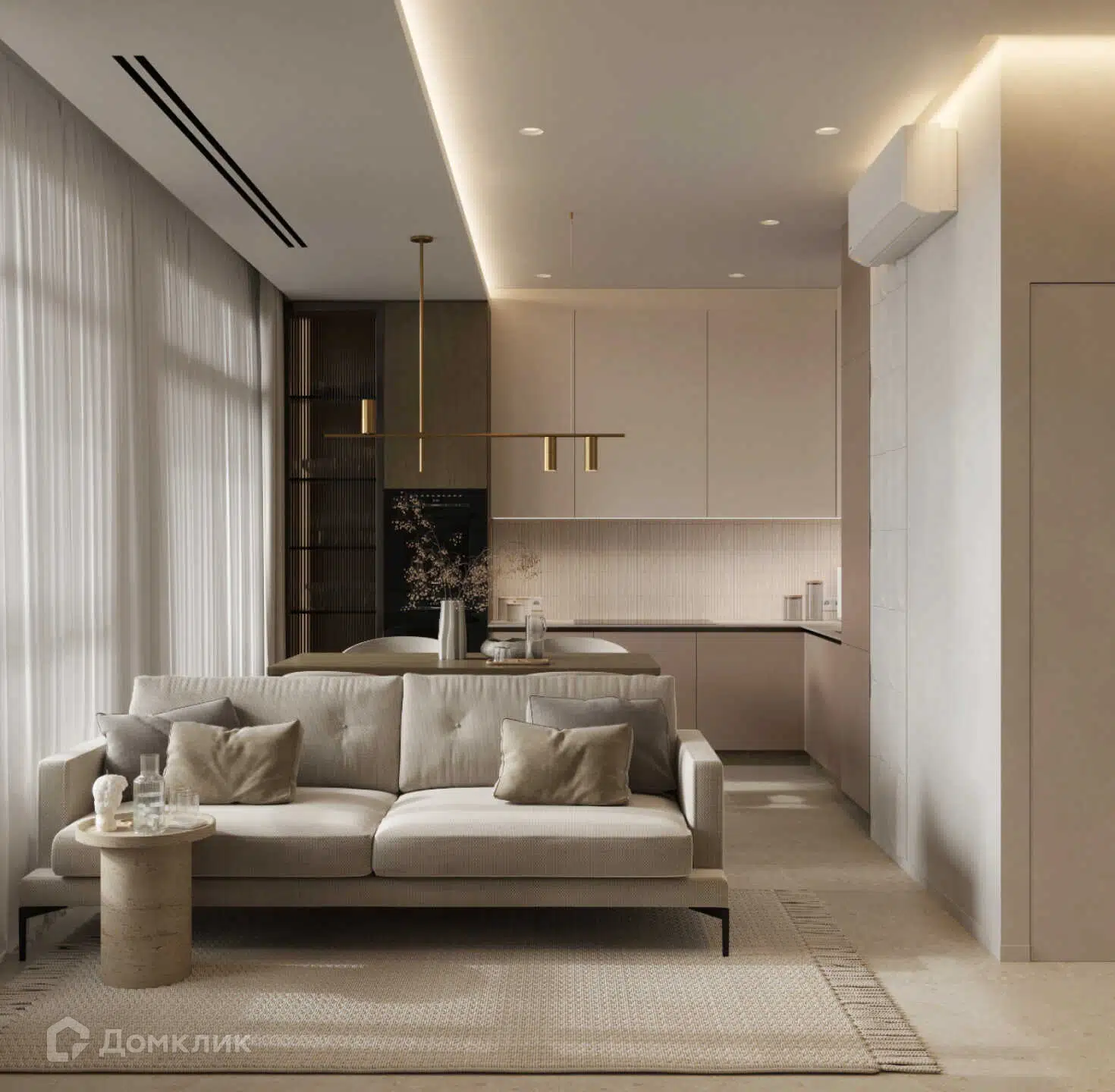 Планировка: 1-комн. квартира 41.00 м² в новостройке Эрмитаж