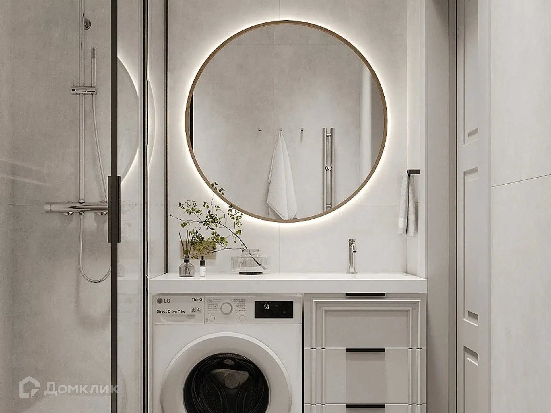 Планировка: 2-комн. квартира 62.30 м² в новостройке Эрмитаж