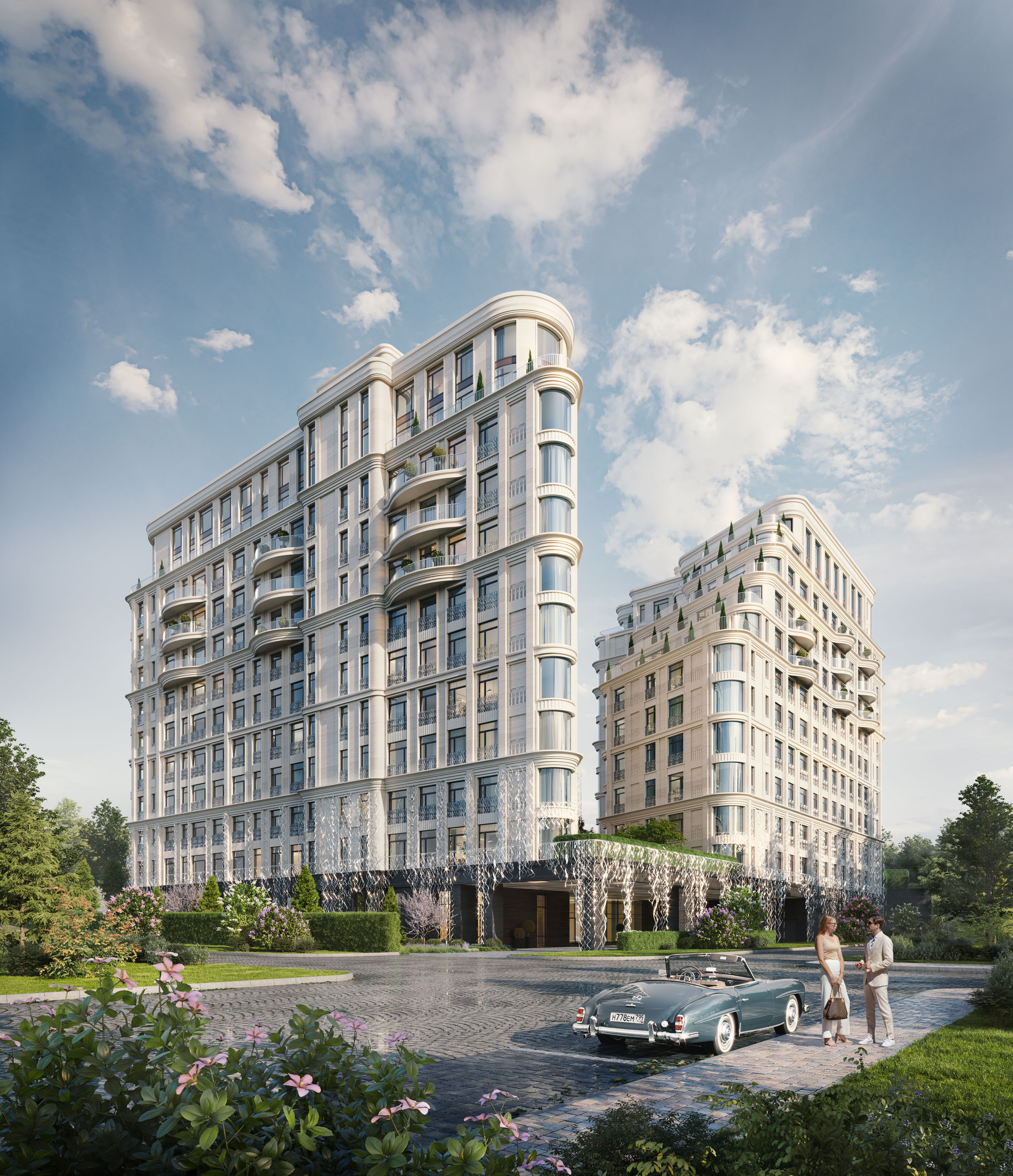 Планировка: 4-комн. квартира 159.70 м² в новостройке Дом XXII