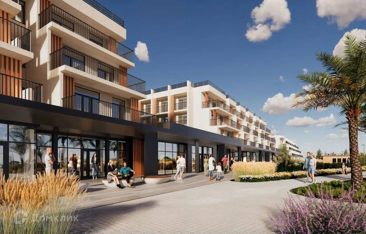 Планировка: Студия 36.20 м² в новостройке МореТут