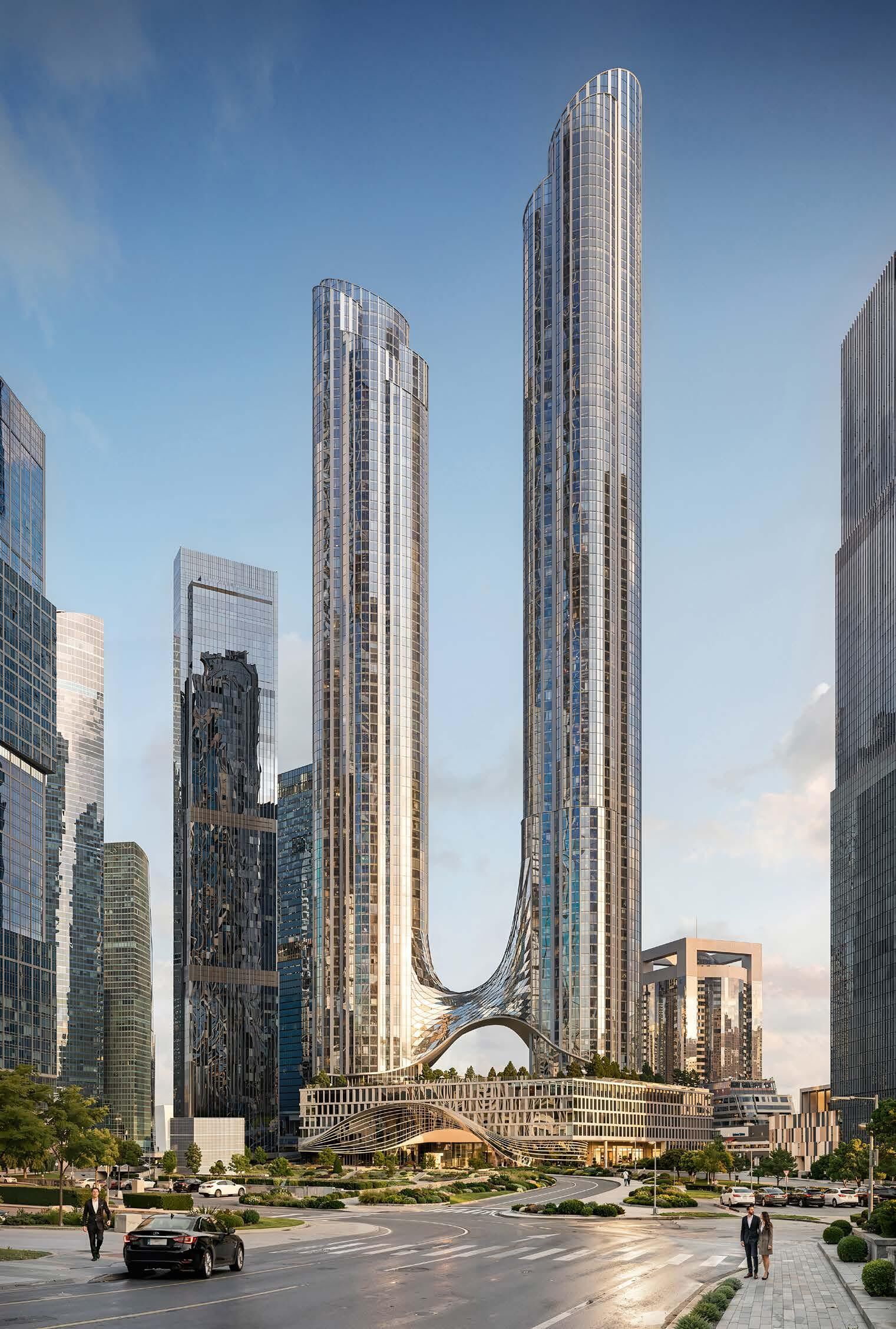 Планировка: 2-комн. квартира 86.50 м² в новостройке Аурус Резиденции