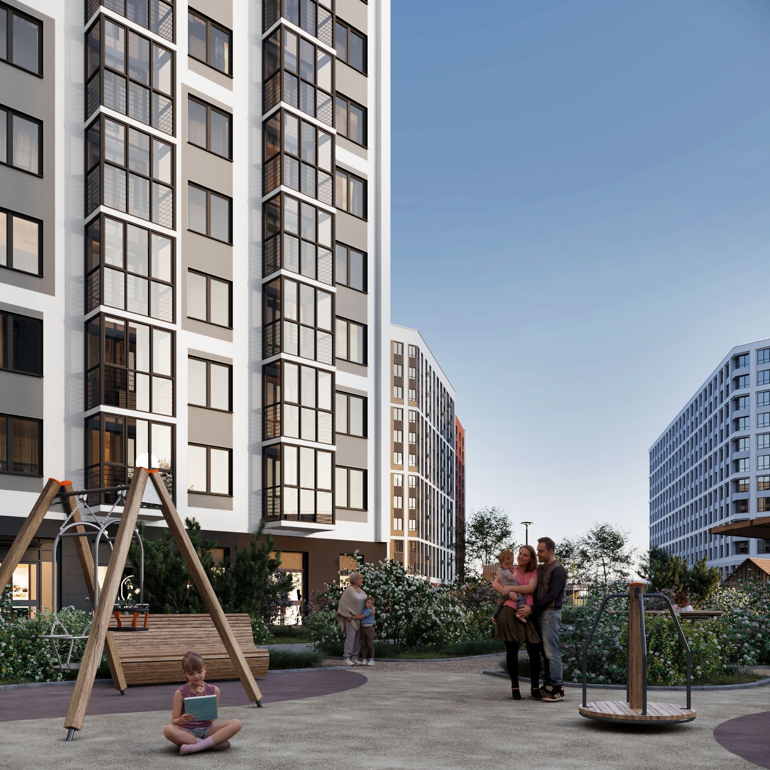 Планировка: 2-комн. квартира 53.80 м² в новостройке Ягодное Река Парк