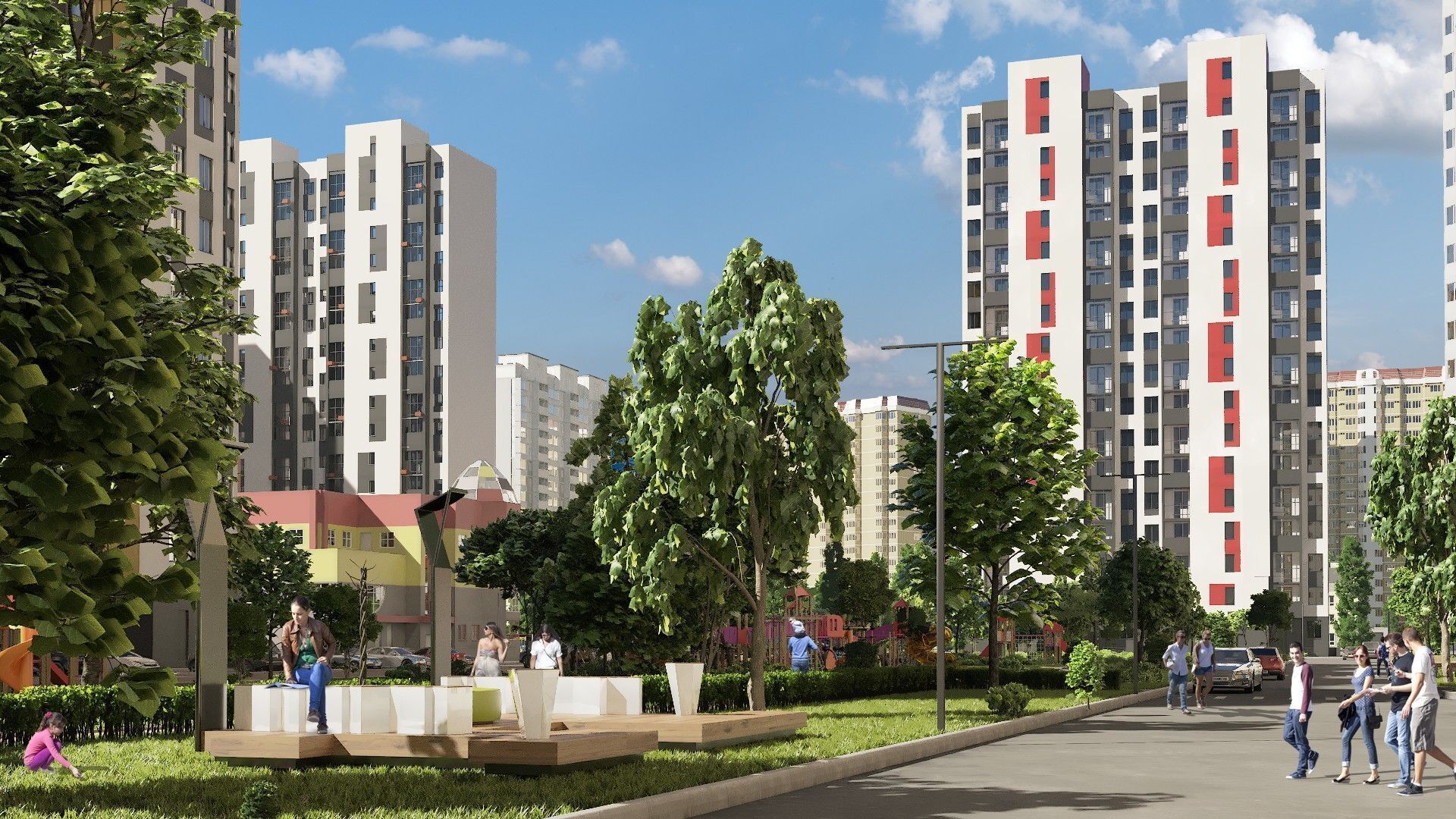 Планировка: 2-комн. квартира 72.70 м² в новостройке Домодедово парк Новый квартал