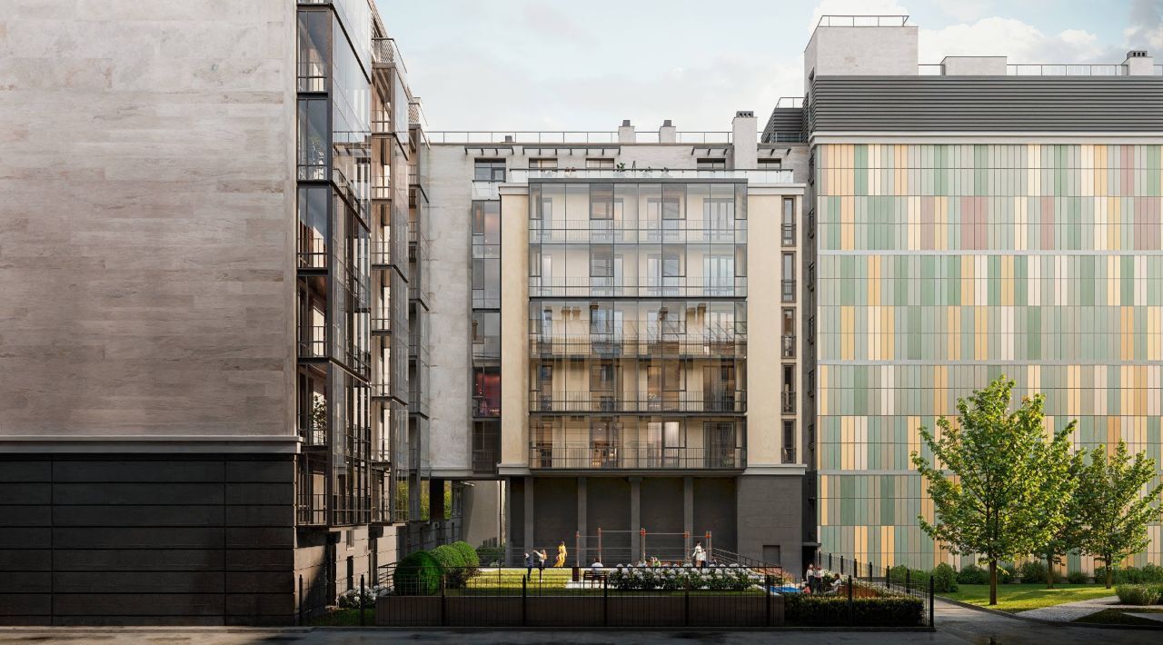 Планировка: 1-комн. квартира 49.83 м² в новостройке Клубный дом Дуалист