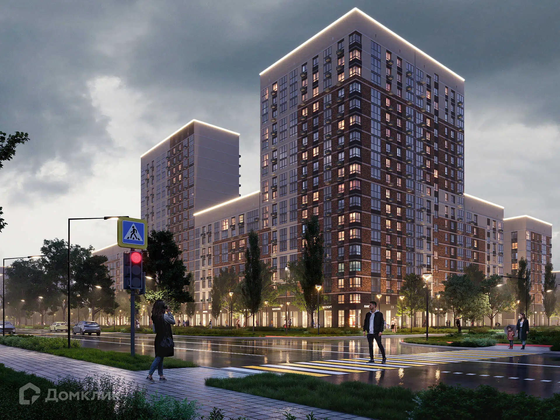 Планировка: 3-комн. квартира 89.00 м² в новостройке Ботаника