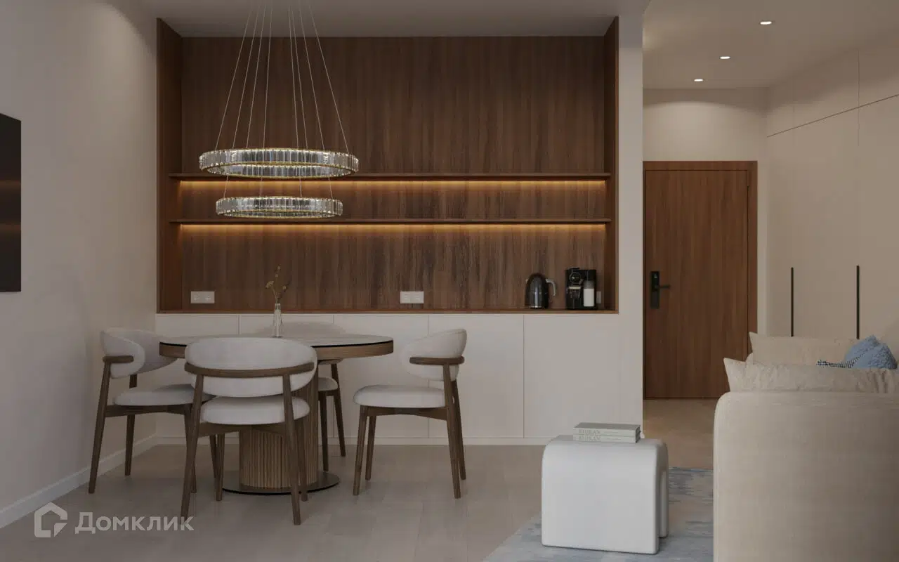 Планировка: Студия 37.10 м² в новостройке МореТут