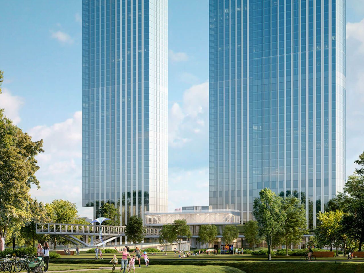 Планировка: 5-комн. квартира 153.55 м² в новостройке Кэпитал Тауэрс