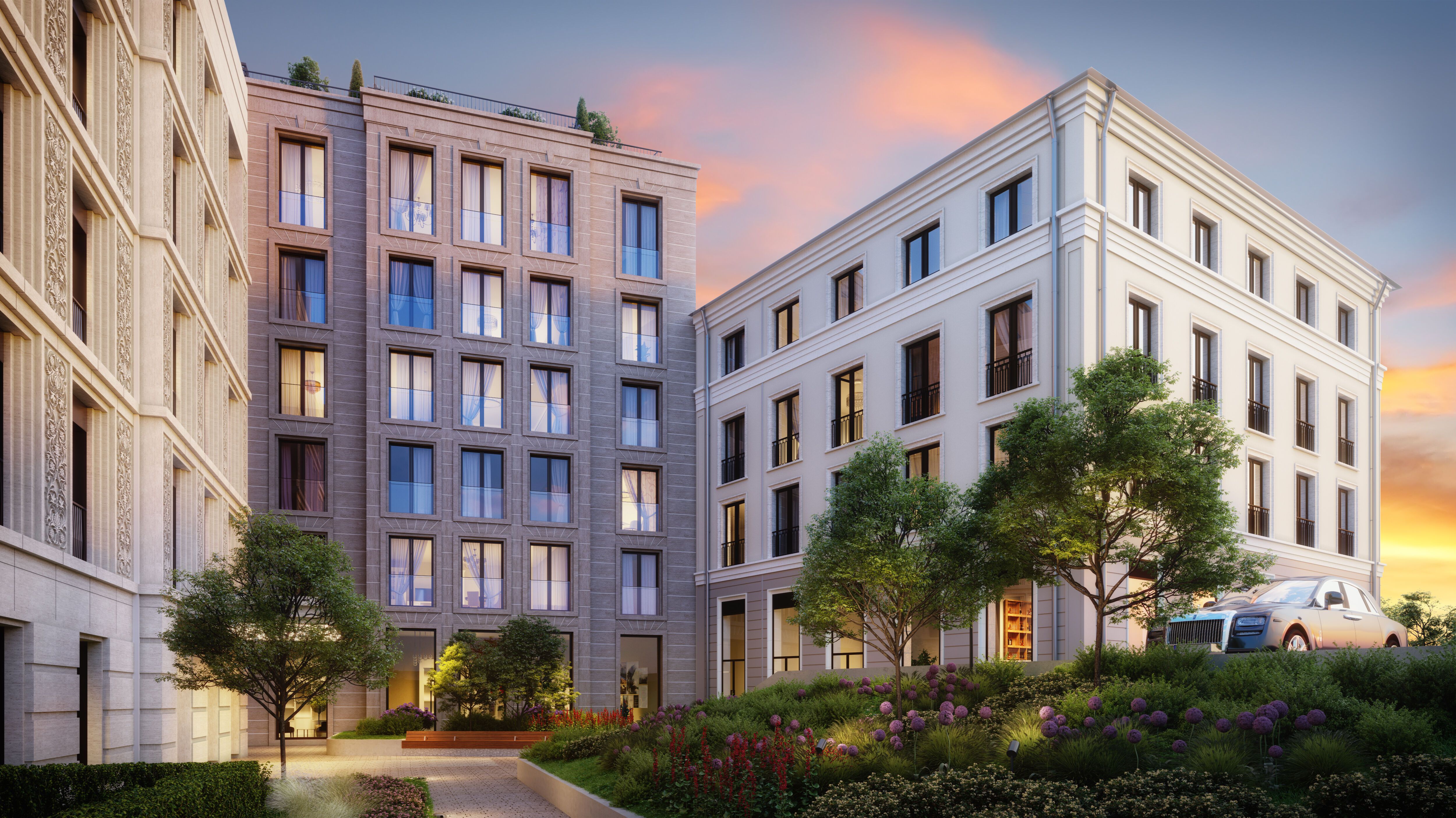 Планировка: 3-комн. квартира 247.80 м² в новостройке Золотой