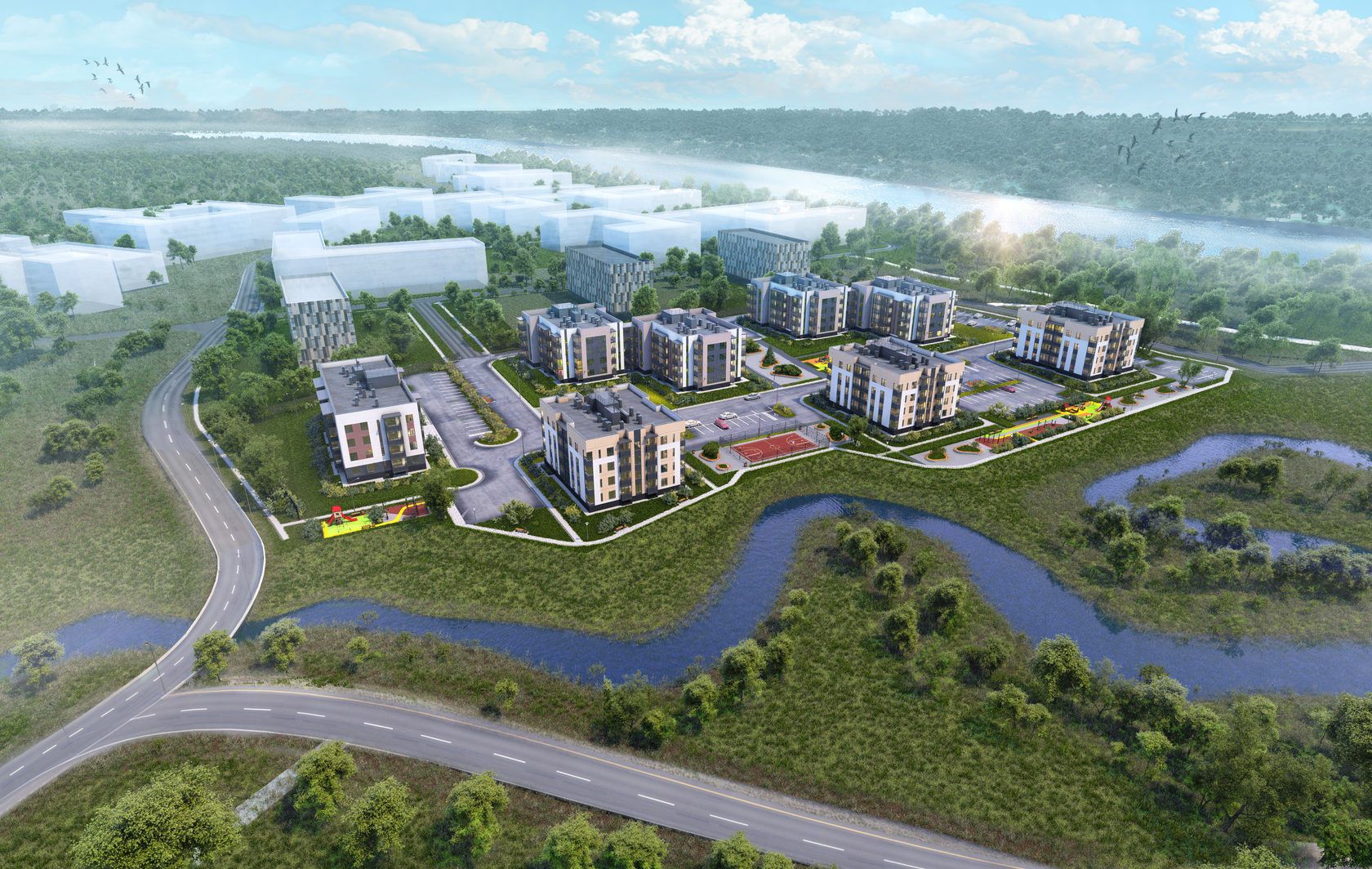 Планировка: 3-комн. квартира 71.50 м² в новостройке Новая Дубровка