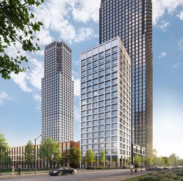 Планировка: Студия 27.80 м² в новостройке ЖК Сет
