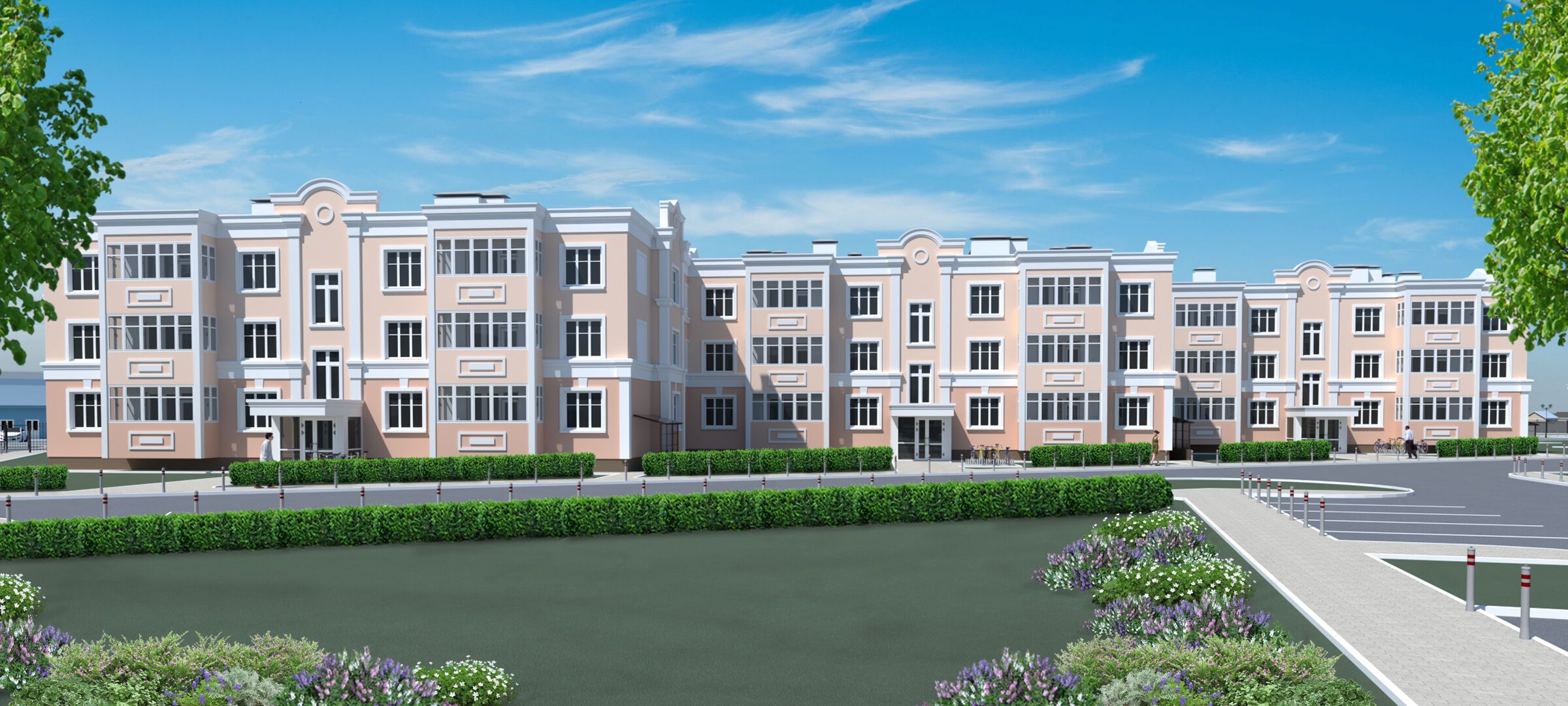 Планировка: 2-комн. квартира 68.50 м² в новостройке Подлипки-Город