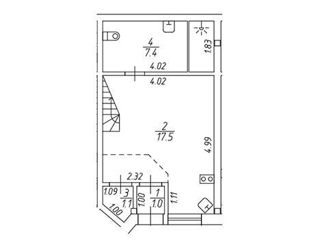 Планировка: Студия 34.90 м² в новостройке IZZZI 7-я линия ВО
