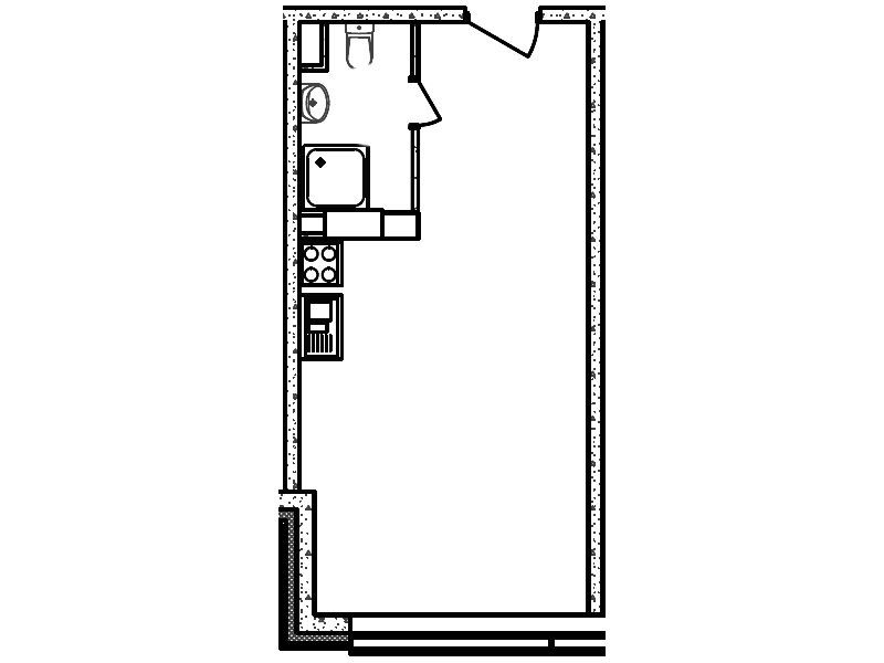 Планировка: Студия 31.30 м² в новостройке Созвездие
