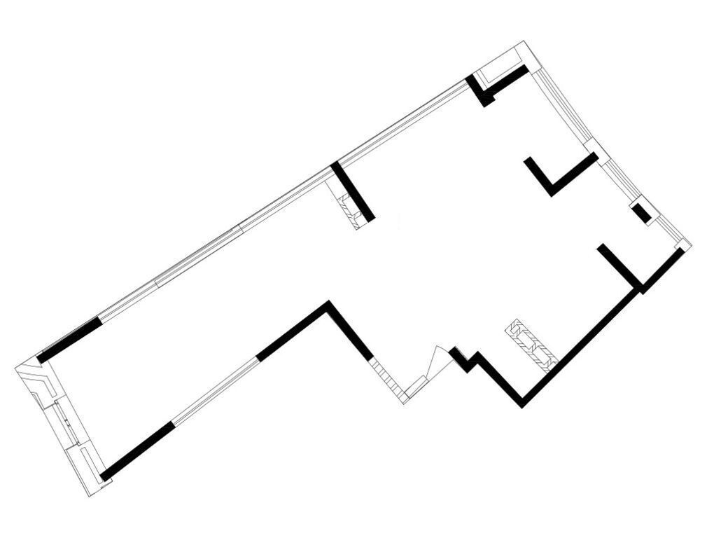 Планировка: 3-комн. квартира 82.71 м² в новостройке Маршал