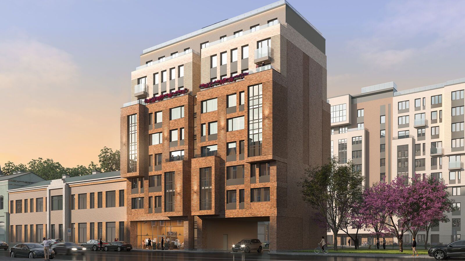 Планировка: 1-комн. квартира 36.77 м² в новостройке ЖК 17 линия