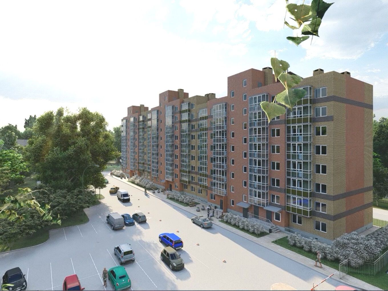 Планировка: 2-комн. квартира 61.10 м² в новостройке ЖК Новый мир