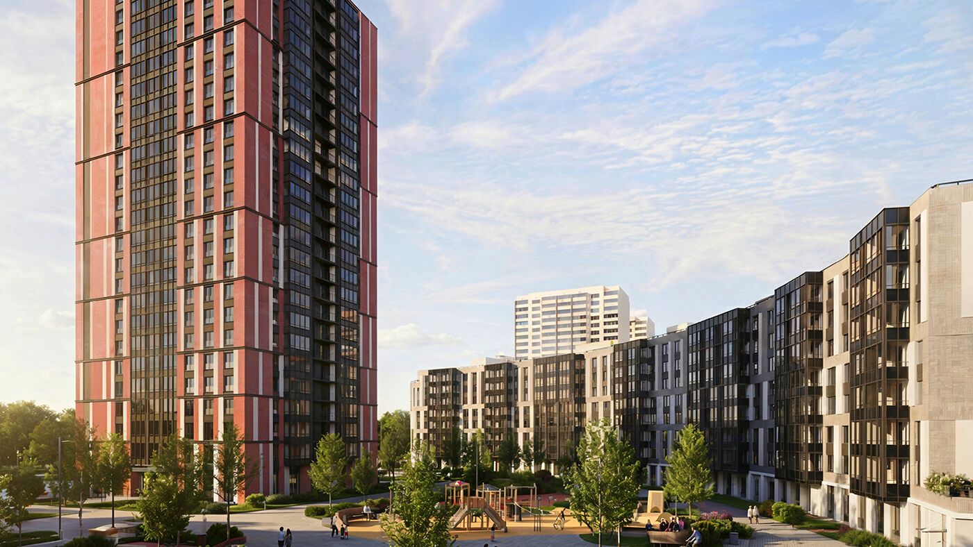 Планировка: 1-комн. квартира 48.00 м² в новостройке ЖК Окла Вижн