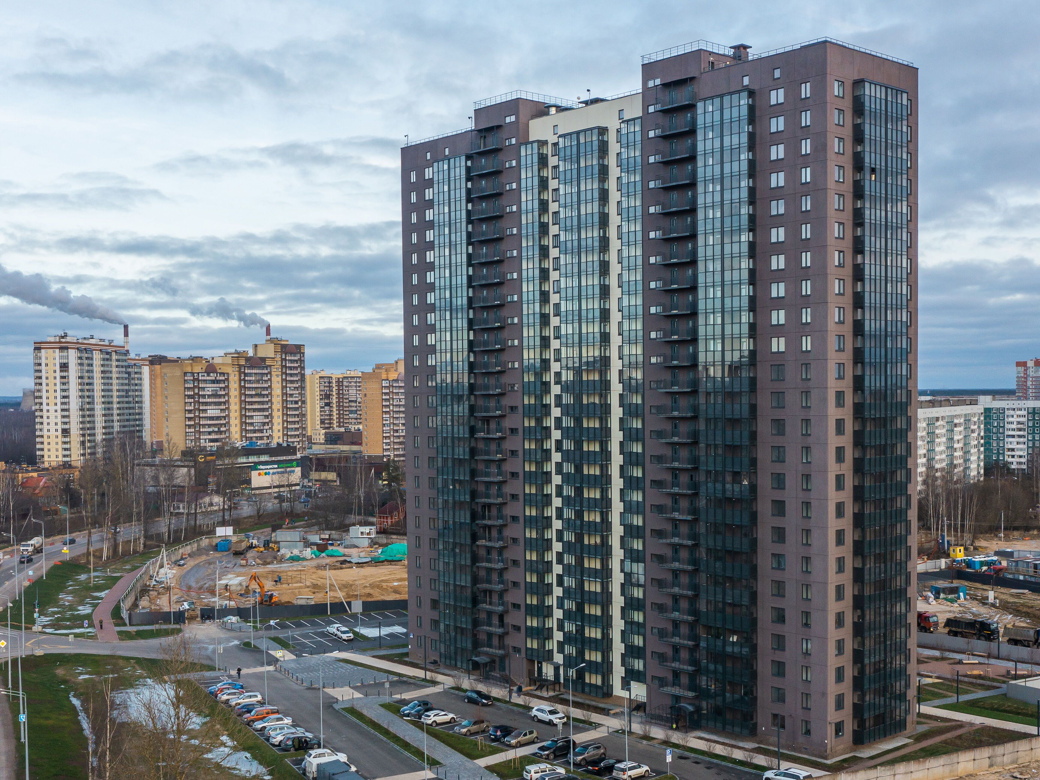 Планировка: Студия 25.90 м² в новостройке Галактика (Новое Девяткино)