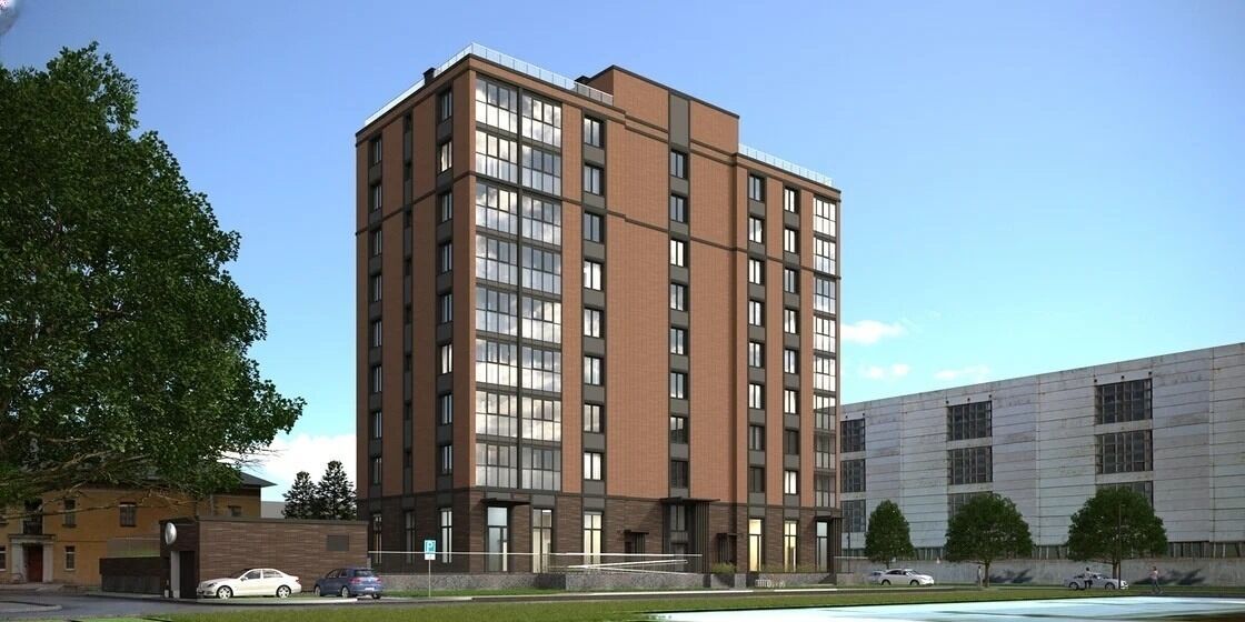 Планировка: 2-комн. квартира 55.20 м² в новостройке ЖК На Большом Смоленском