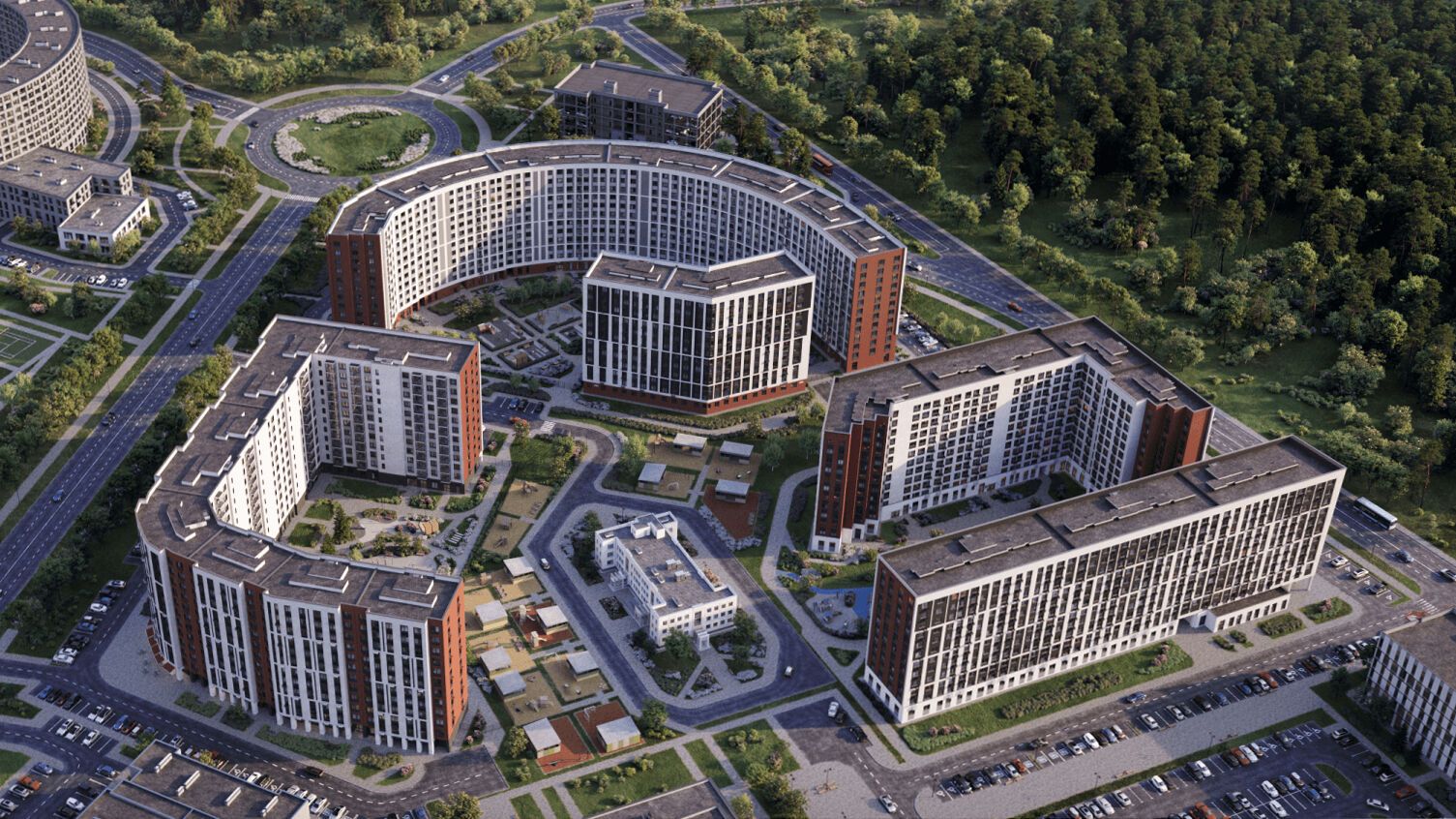 Планировка: 2-комн. квартира 65.50 м² в новостройке Ягодное Река Парк