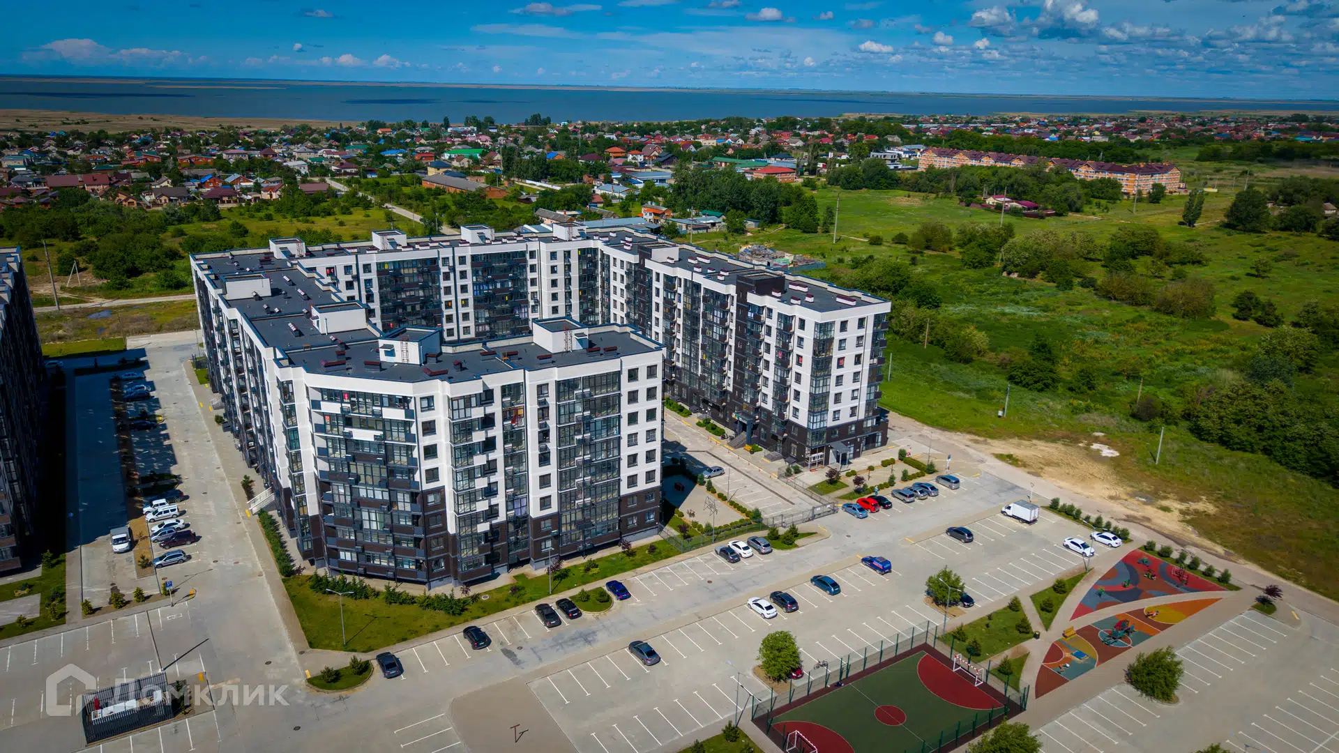 Планировка: 2-комн. квартира 62.24 м² в новостройке Сады у моря