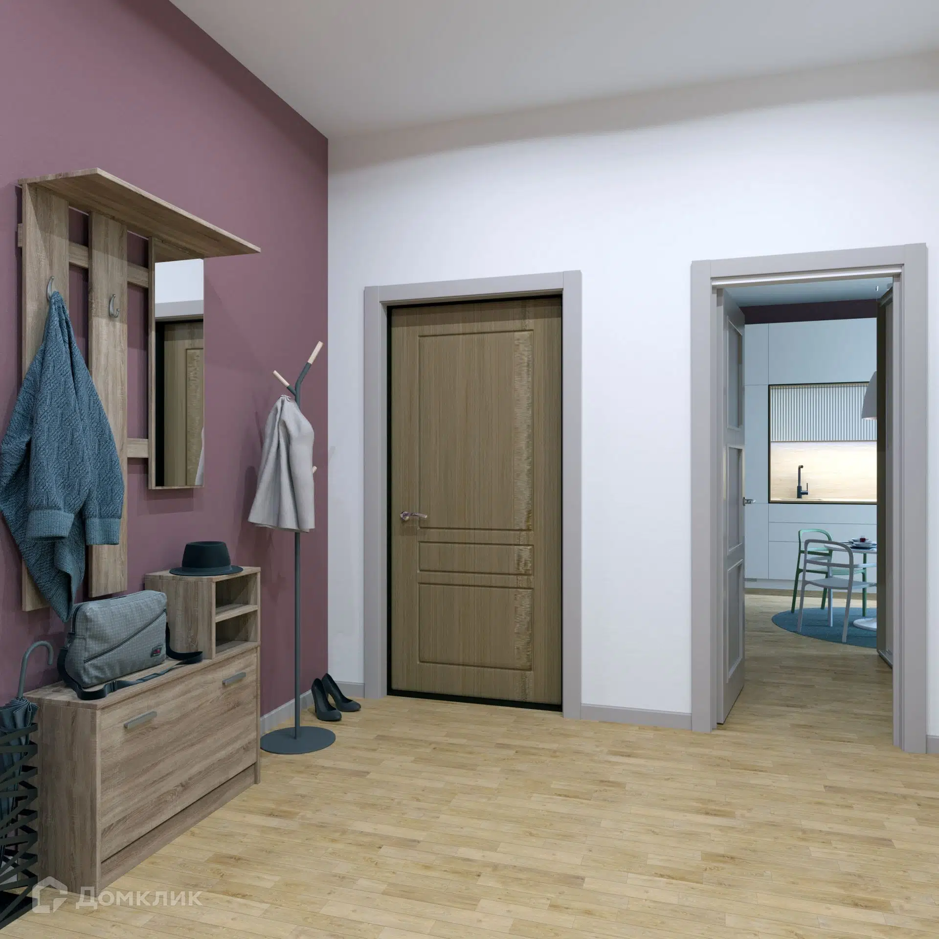 Планировка: 3-комн. квартира 72.60 м² в новостройке Енисейский