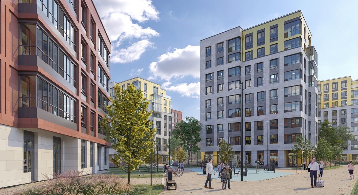 Планировка: 2-комн. квартира 48.90 м² в новостройке Южный