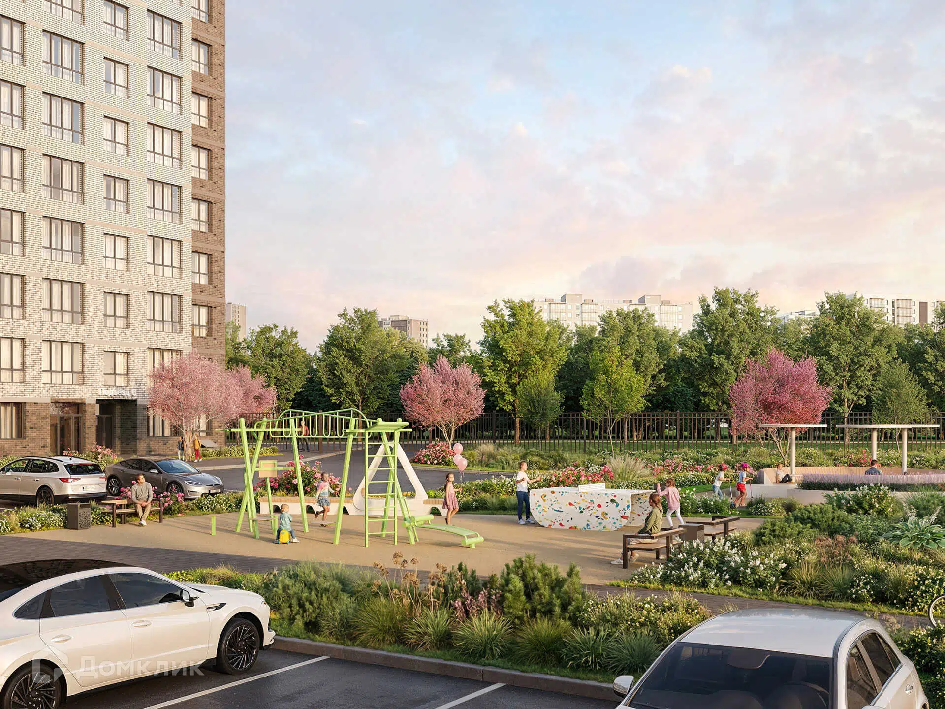 Планировка: 1-комн. квартира 37.90 м² в новостройке Резиденция. Концепт