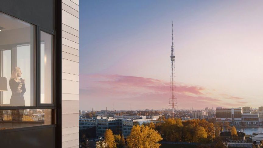 Планировка: 3-комн. квартира 78.50 м² в новостройке Чёрная речка