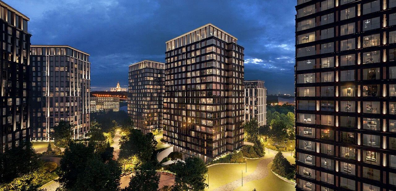 Планировка: 3-комн. квартира 111.40 м² в новостройке Коллекция Лужники