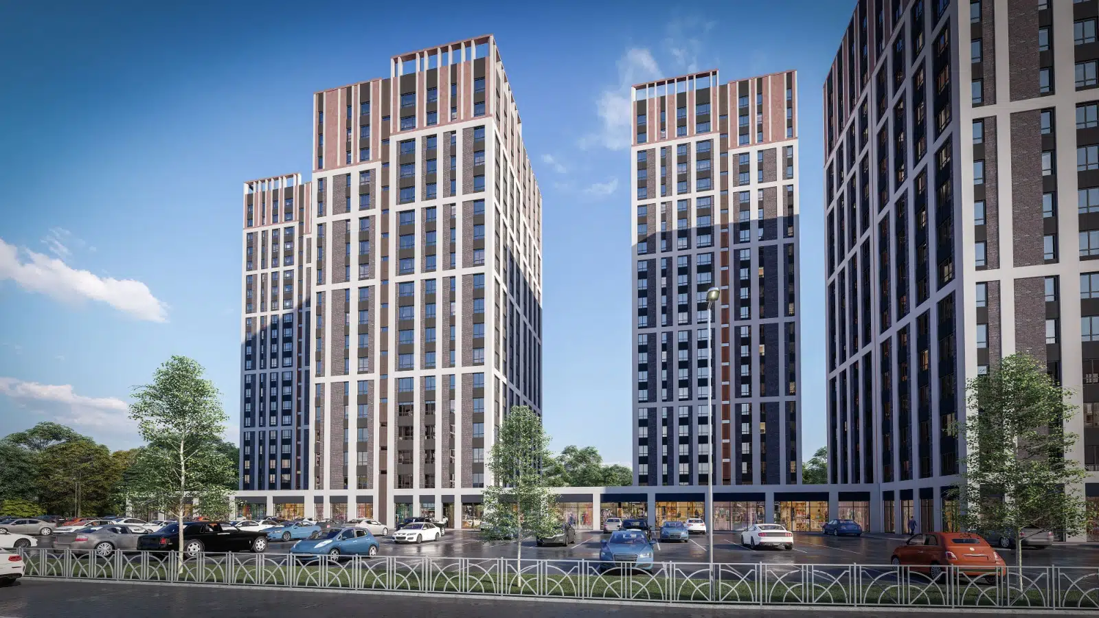 Планировка: 2-комн. квартира 57.70 м² в новостройке Крылья