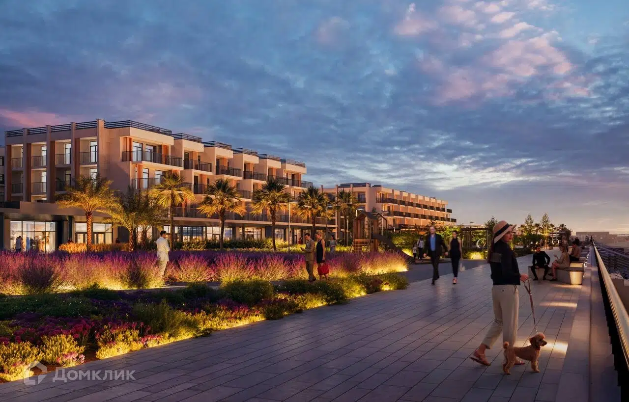 Планировка: Студия 36.20 м² в новостройке МореТут