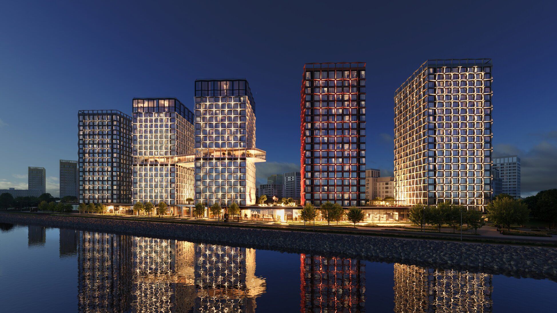 Планировка: 1-комн. квартира 25.46 м² в новостройке ЖК Башни Элемент