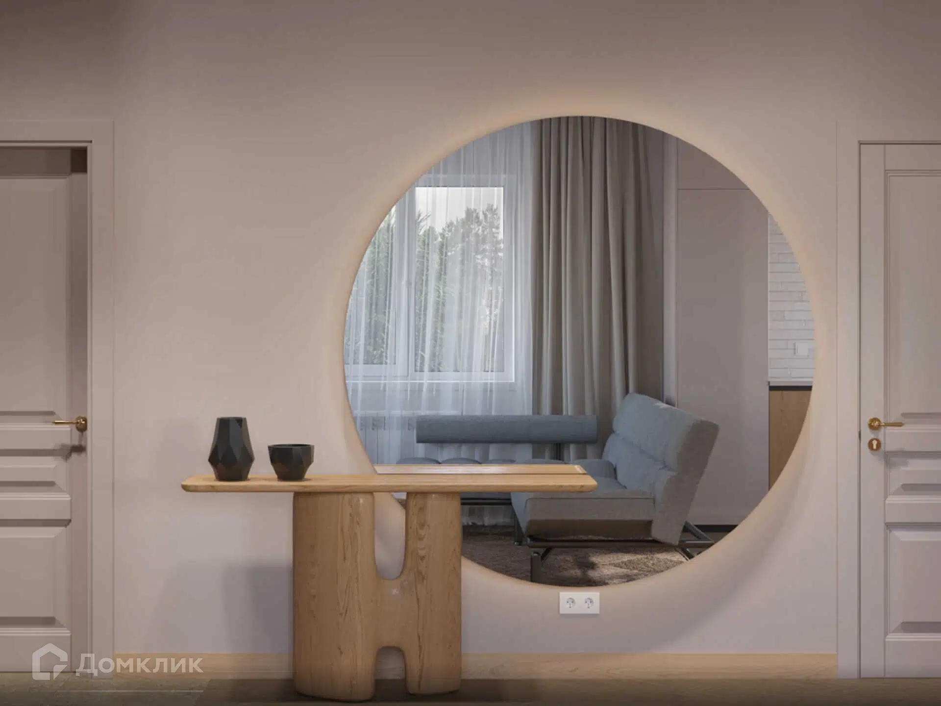 Планировка: 1-комн. квартира 40.70 м² в новостройке Резиденция. Концепт