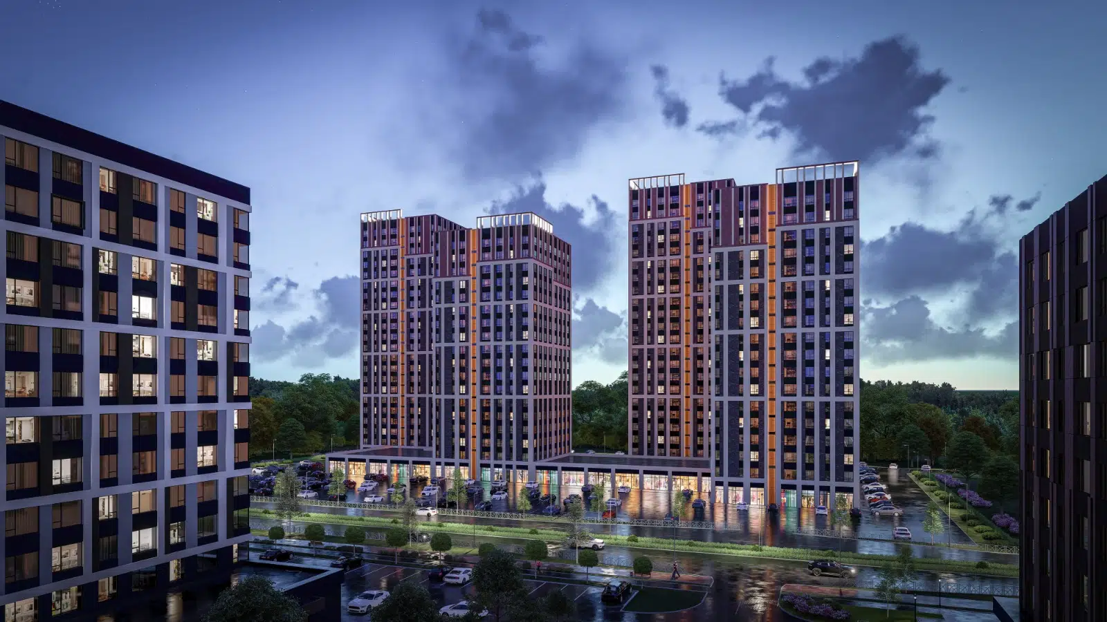 Планировка: 2-комн. квартира 58.10 м² в новостройке Крылья