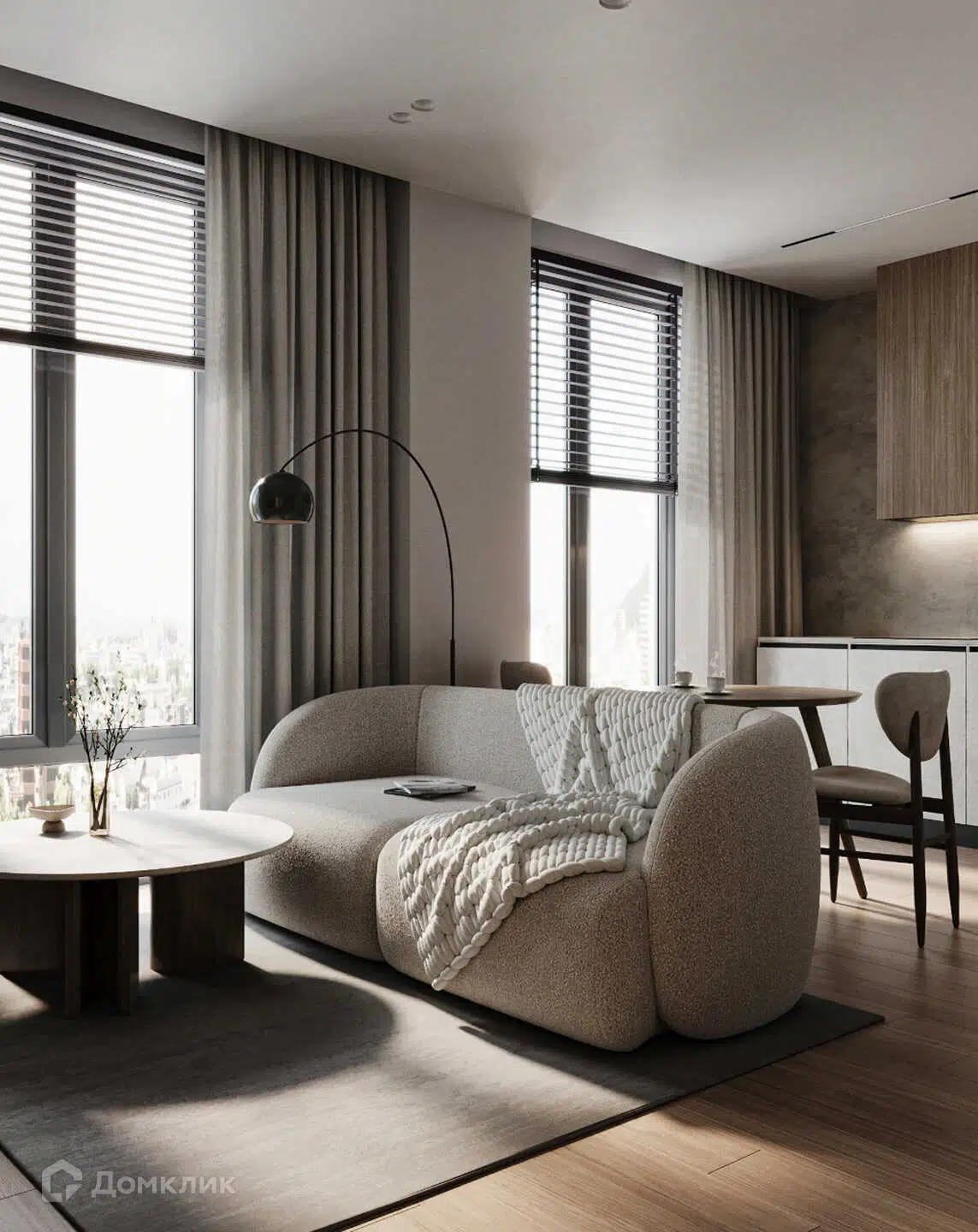 Планировка: 1-комн. квартира 41.00 м² в новостройке Эрмитаж