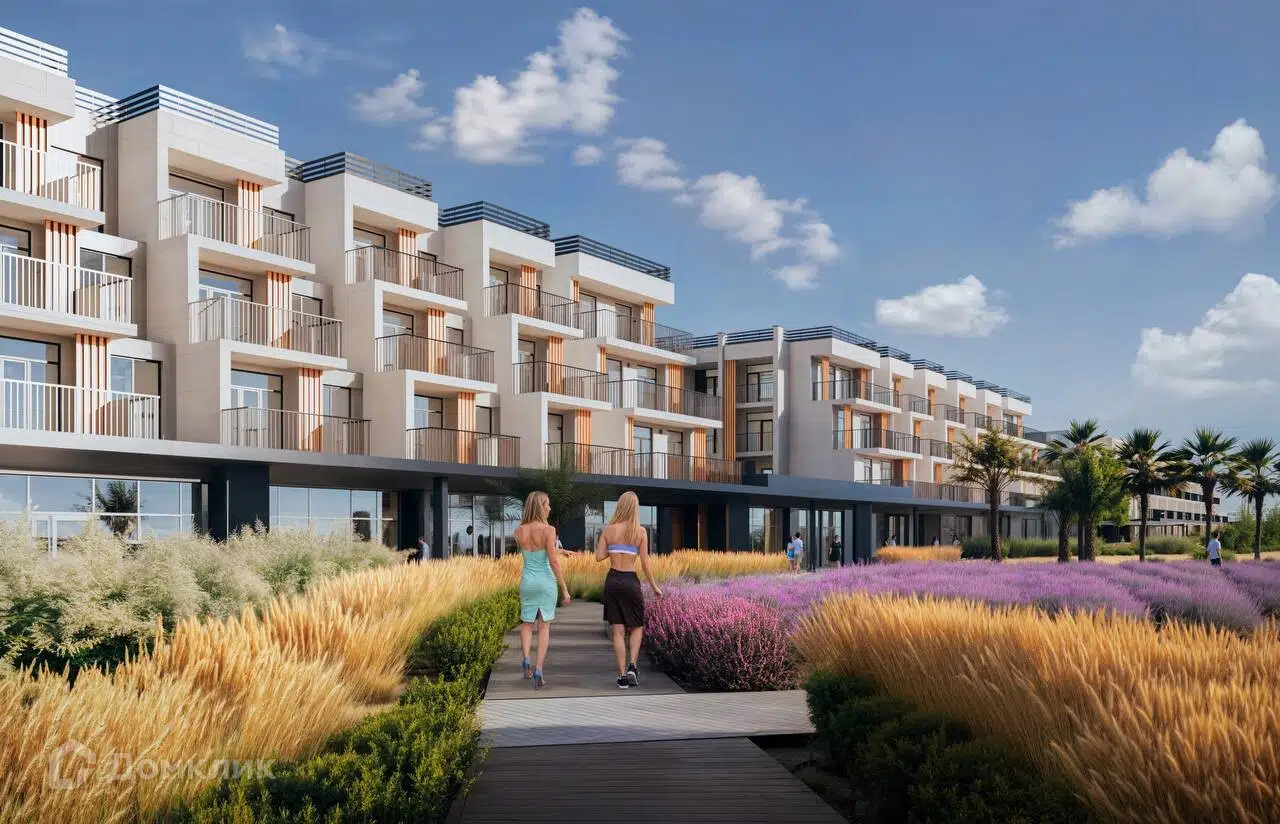 Планировка: 2-комн. квартира 46.50 м² в новостройке МореТут