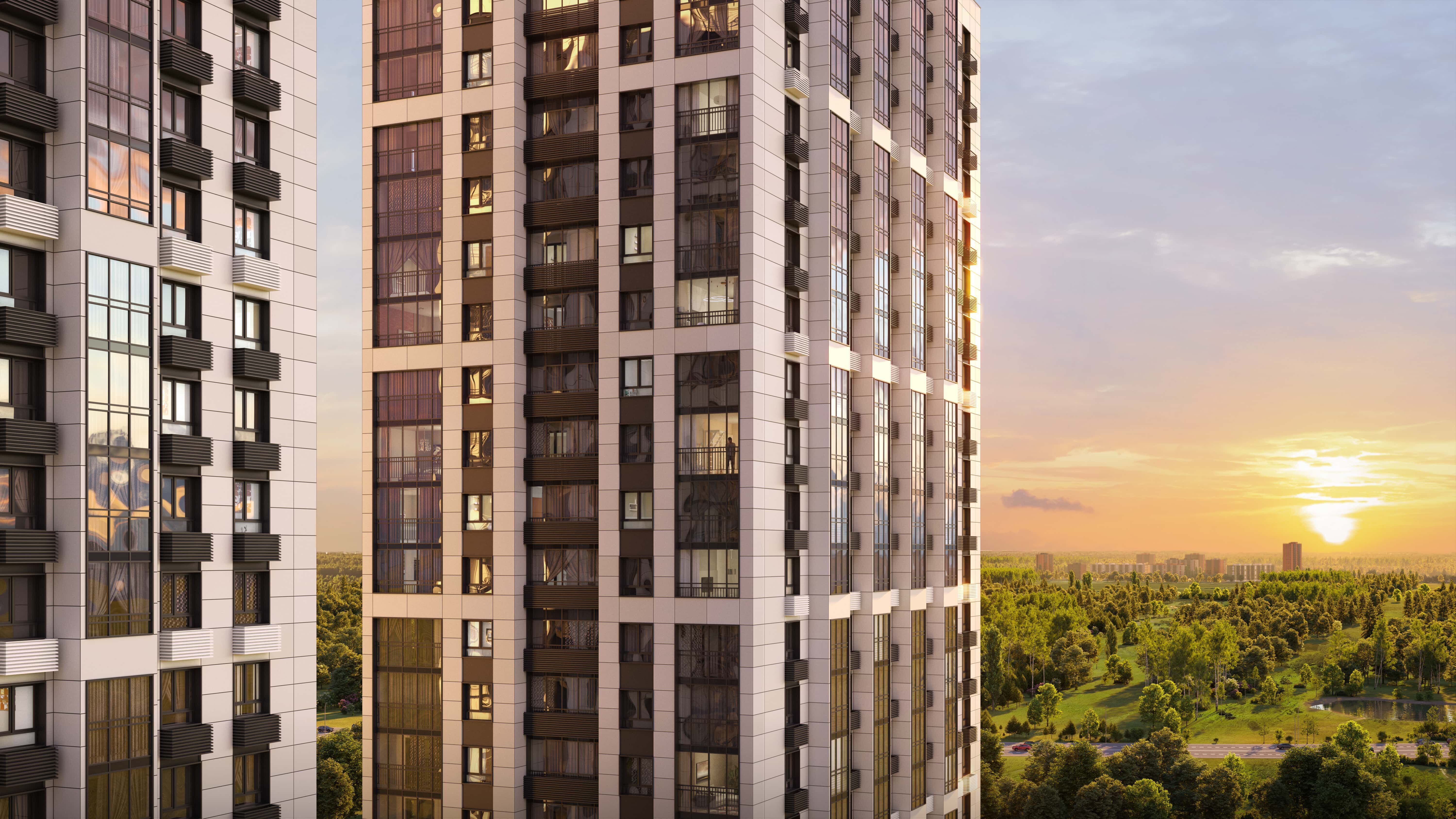 Планировка: 3-комн. квартира 83.30 м² в новостройке Одинбург